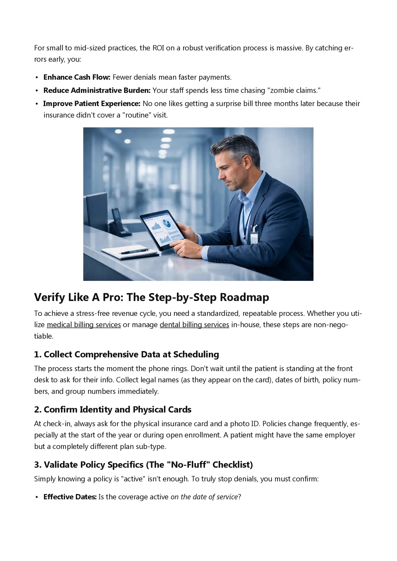 April 2026 eligibility verification newsletter page 2