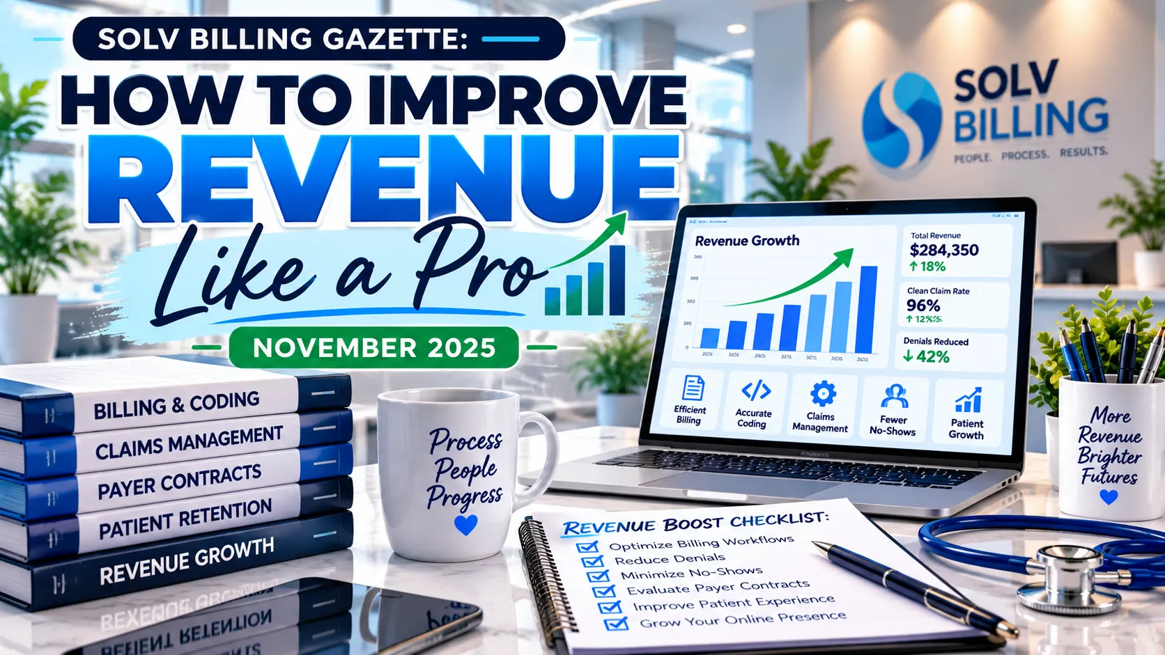 NOVEMBER 2025 Solv Billing newsletter cover