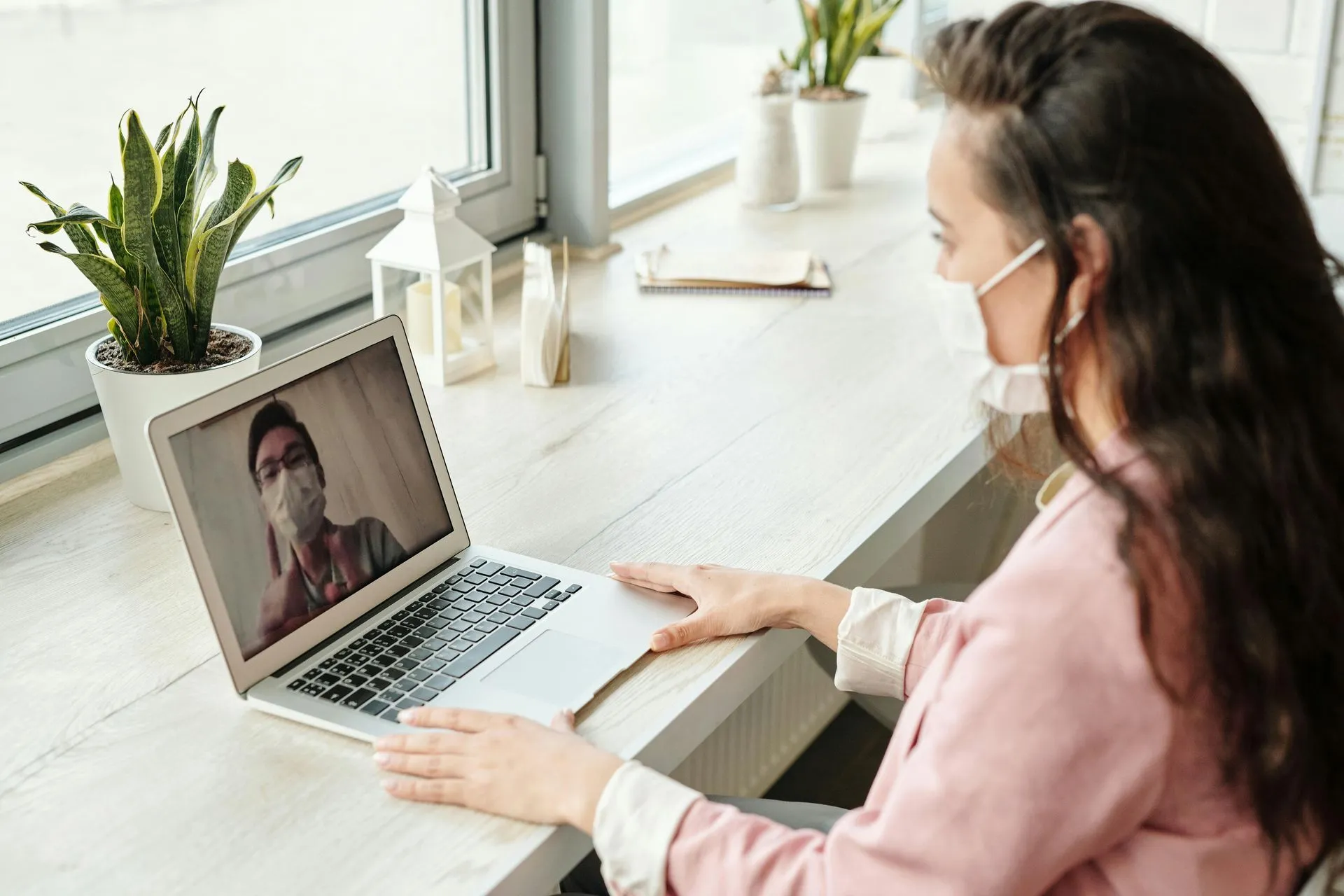 Doctor reviewing patient eligibility information